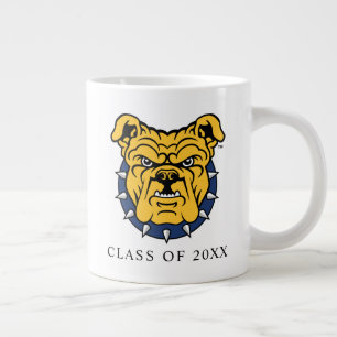Taza De Café Gigante Universidad Estatal NCA&T   Cara de Bulldog