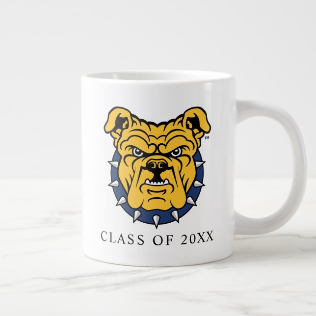 Taza De Café Gigante Universidad Estatal NCA&T | Cara de Bulldog (Derecha)