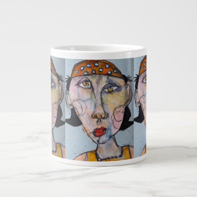 Taza De Café Gigante Uno de los muchos Gorras (Frente)