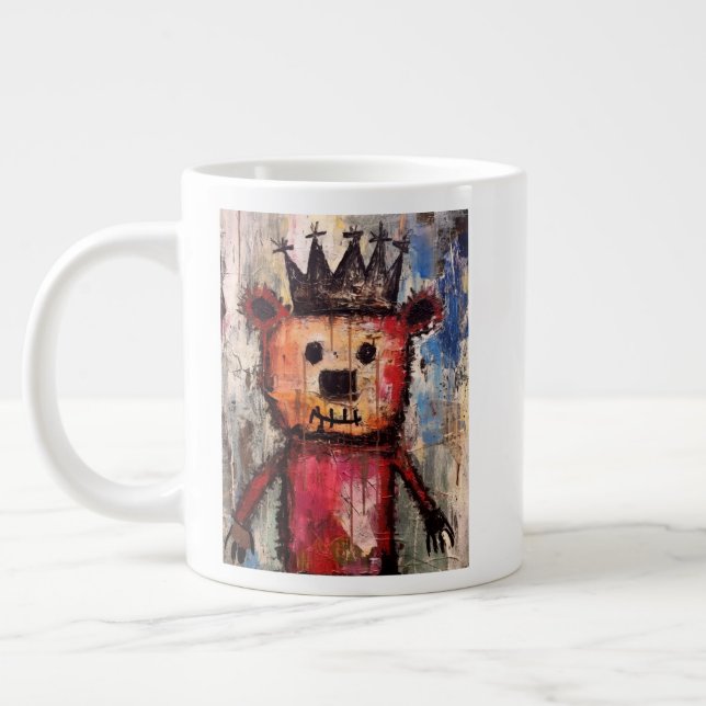 Taza De Café Gigante Urban Bear King GRAFFITI (Izquierda)