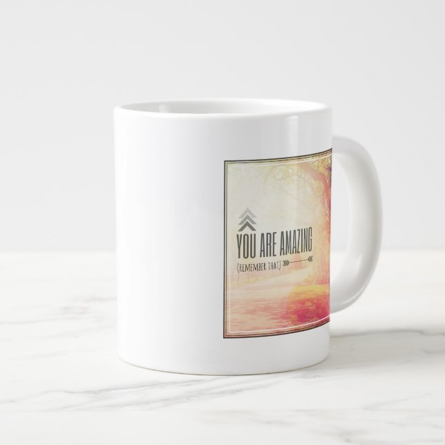 Taza De Café Gigante Usted es asombroso (Derecha)