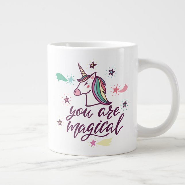Taza De Café Gigante Usted es mágico (Derecha)