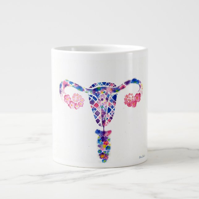 Taza De Café Gigante Uterus (Frente)