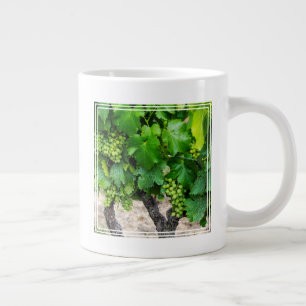 Taza De Café Gigante Uvas para Vino Crecen, Francia