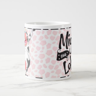 Taza De Café Gigante Vaca Divertida “Miga Sua Loka