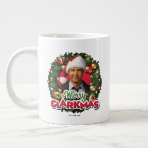Taza De Café Gigante Vacaciones de navidades Merry Clarkmas