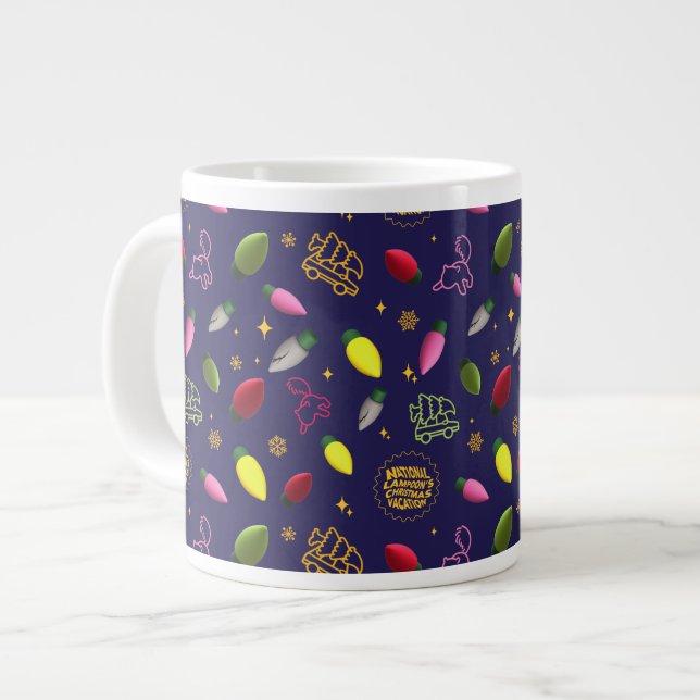 Taza De Café Gigante Vacaciones de navidades | Patrón de vacaciones (Izquierda)