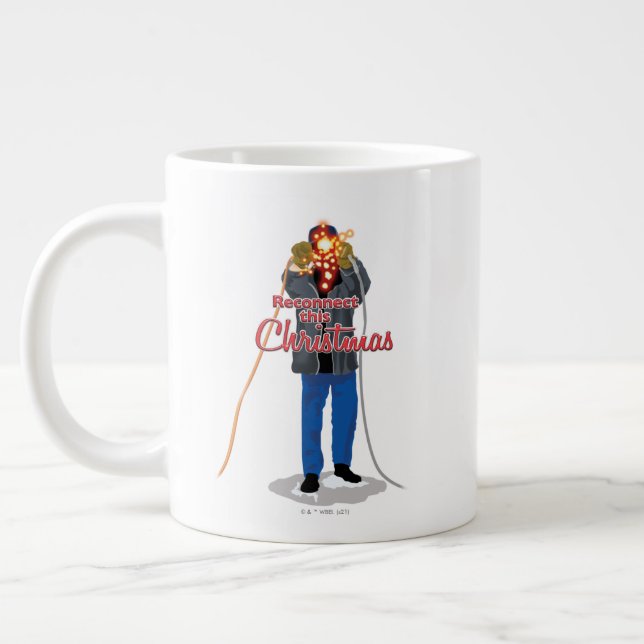 Taza De Café Gigante Vacaciones de navidades | Reconectar estos Navidad (Izquierda)