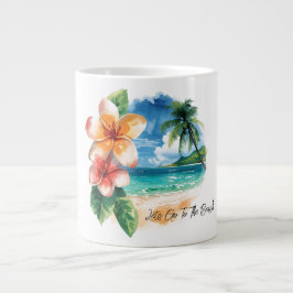Taza De Café Gigante Vacation, Lets Go To The Beach 