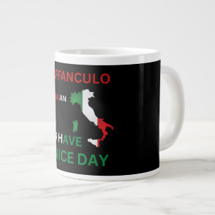 Taza De Café Gigante Vaffanculo: El último fango de la actitud italiana