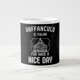 Taza De Café Gigante Vaffanculo: Su dosis diaria de sass italiano