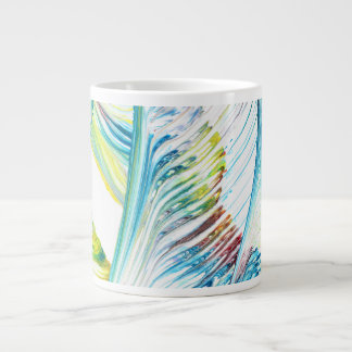 Taza De Café Gigante Vagabundo 1 Colorido Abstracto Copa de Flujo Libre