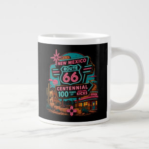Taza De Café Gigante Vajilla de cocina del Diner Neon de Mother Road