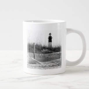 Taza De Café Gigante Vallas de playa y faro