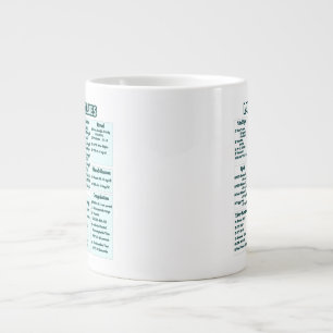 Taza De Café Gigante valores de laboratorio para enfermeras - Gráfico d