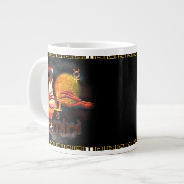 Taza De Café Gigante Valxart Gemincer es cambio de signo del zodiaco (Izquierda)