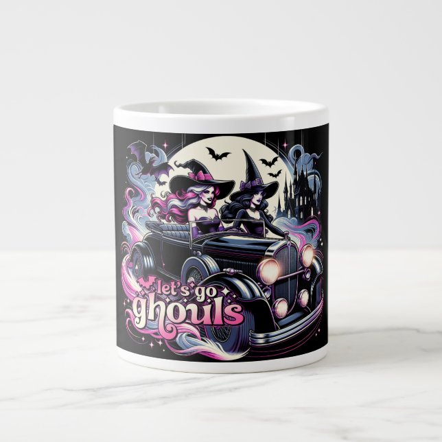 Taza De Café Gigante Vamos a la Mug Especializada de Ghouls (Frente)