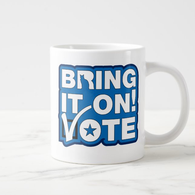 Taza De Café Gigante ¡Vamos! VOTACIÓN (Derecha)