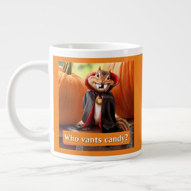 Taza De Café Gigante Vampiro de Chipmunk (Izquierda)
