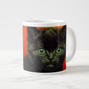 Taza De Café Gigante Van Gogh Black Kitten