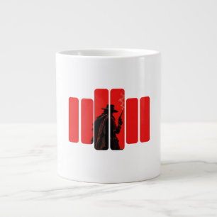 Taza De Café Gigante Vaquero Táctico Pistolero Oeste Oeste Occidental