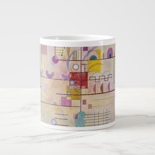 Taza De Café Gigante Vasily Kandinsky - Ascenso elegante (Frente)