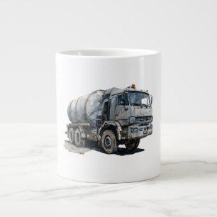 Taza De Café Gigante Vehículo de Construcción