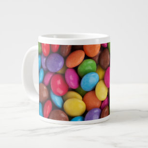 Taza De Café Gigante Velas coloridas, Botones de golosinas, Dulces, Com