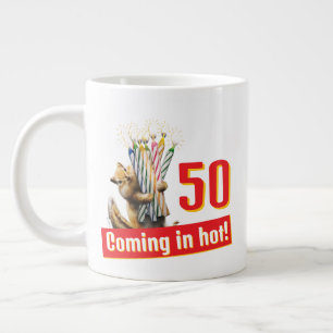 Taza De Café Gigante Velas de cumpleaños de ardilla de tierra