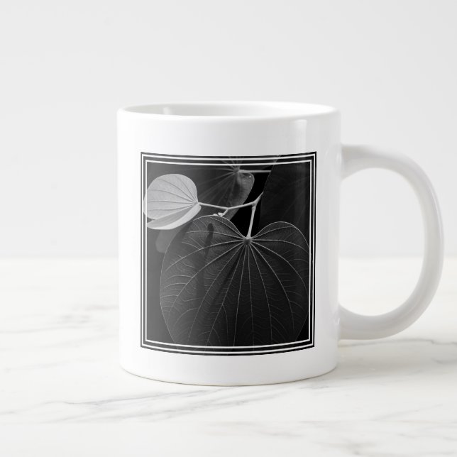 Taza De Café Gigante Venas de hoja (Derecha)