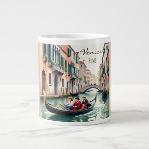 Taza De Café Gigante Venecia, Roma, Gondola Ride en Venecia, Venesia