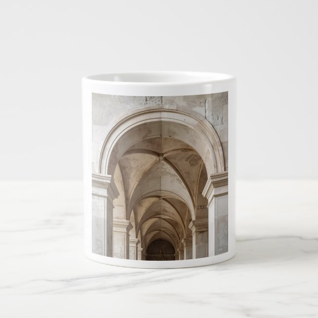 Taza De Café Gigante Venetian Plaster Architectural Arc Wallpaper (Frente)