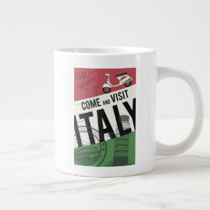 Taza De Café Gigante Venga a visitar Italia