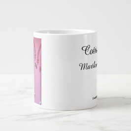 Taza De Café Gigante Ventana gótica y nieve - Viñedo de Martha