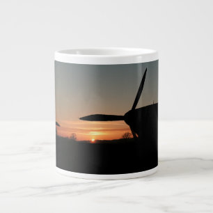 Taza De Café Gigante Verano del atardecer de huracanes 1940