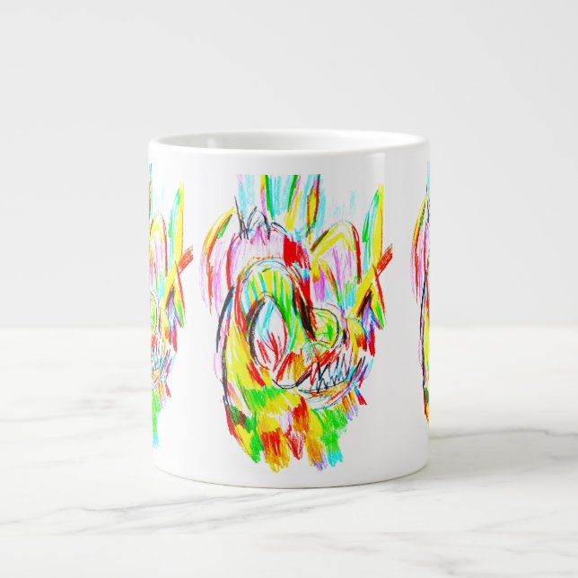 Taza De Café Gigante Verano Trex  (Frente)