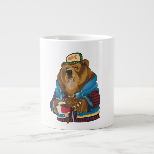 Taza De Café Gigante Vern McDuffy Country Bear Mug (Frente)
