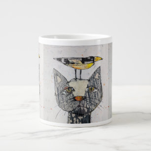 Taza De Café Gigante ¿Ves El Pájaro?