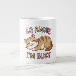 Taza De Café Gigante Vete, estoy ocupado