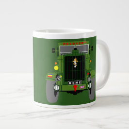 Taza De Café Gigante Veterano del ejército británico R.E.M.E. grande