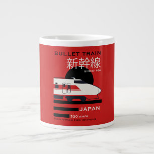 Taza De Café Gigante Viaja en Japón Bullet Train Shinkansen