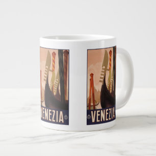 Taza De Café Gigante Viajes de época Venecia Italia