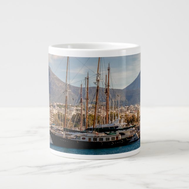Taza De Café Gigante Viajes de fantasía (Frente)