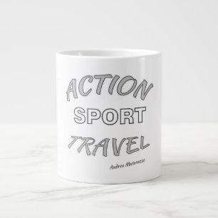 Taza De Café Gigante Viajes deportivos de acción
