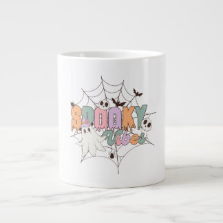 Taza De Café Gigante Vibes fantasmales