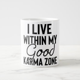 Taza De Café Gigante Vibes positivas | Cita motivacional