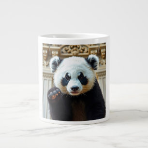 Taza De Café Gigante Vibraciones de Panda Adorable