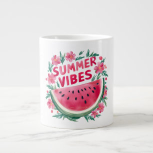 Taza De Café Gigante Vibraciones de Verano