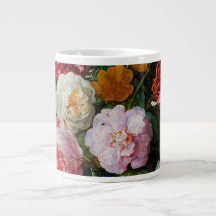 Taza De Café Gigante Vida con flores en una bolsa de vidrio