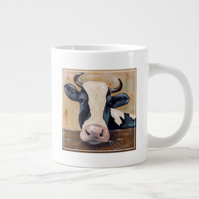 Taza De Café Gigante Vida de granja - Gunther the Cow (Derecha)